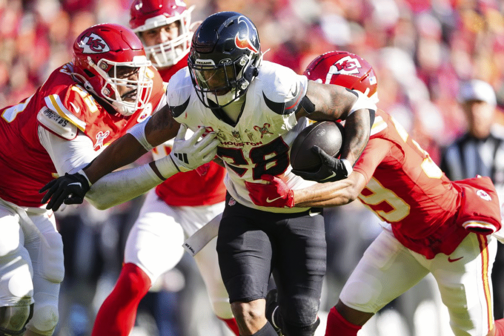 Texans vs Kansas City Chiefs Match Player Stats